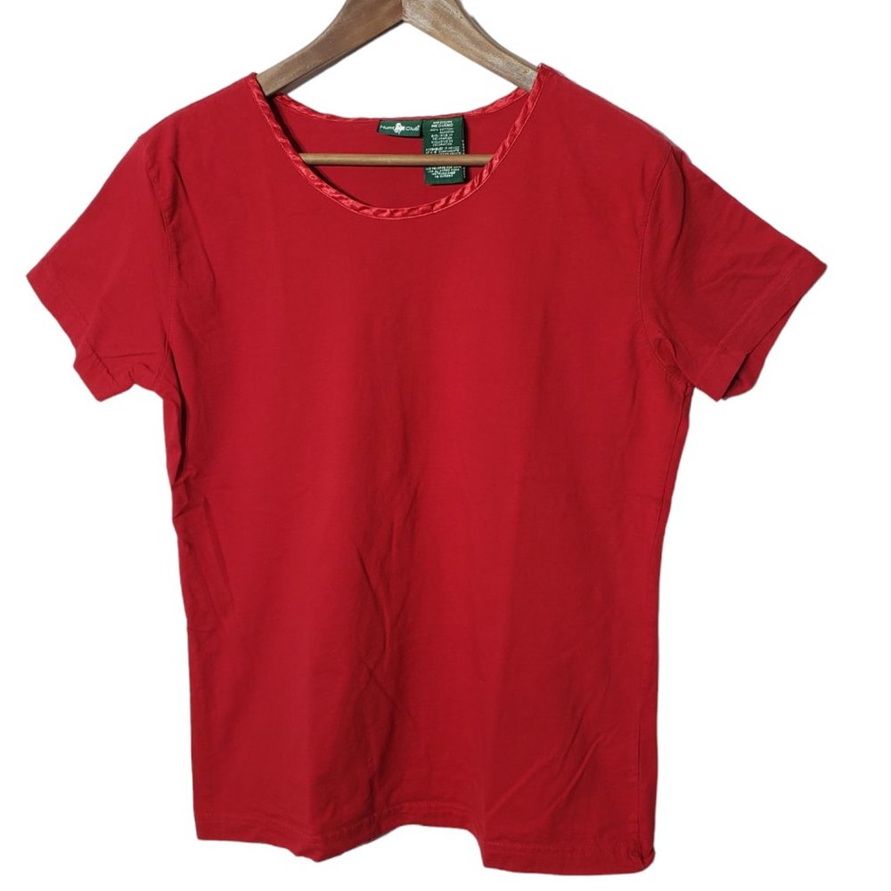 Red t-shirt, Hunt Club summer top